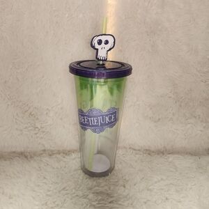Beetlejuice "Strange and Unusual" 24oz Ombre Tumbler – NWT